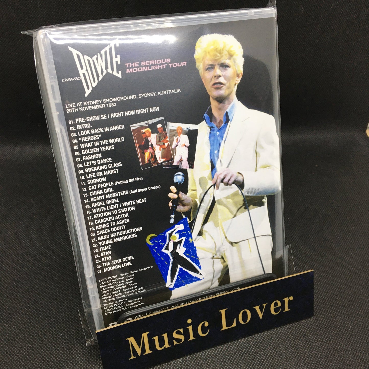 DAVID BOWIE / SYDNEY 1983 THE VIDEO PRO SHOT (1DVDR)