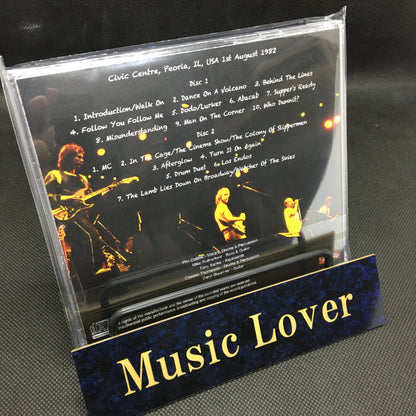GENESIS / PEORIA 1982 STEREO SOUNDBOARD (2CDR)