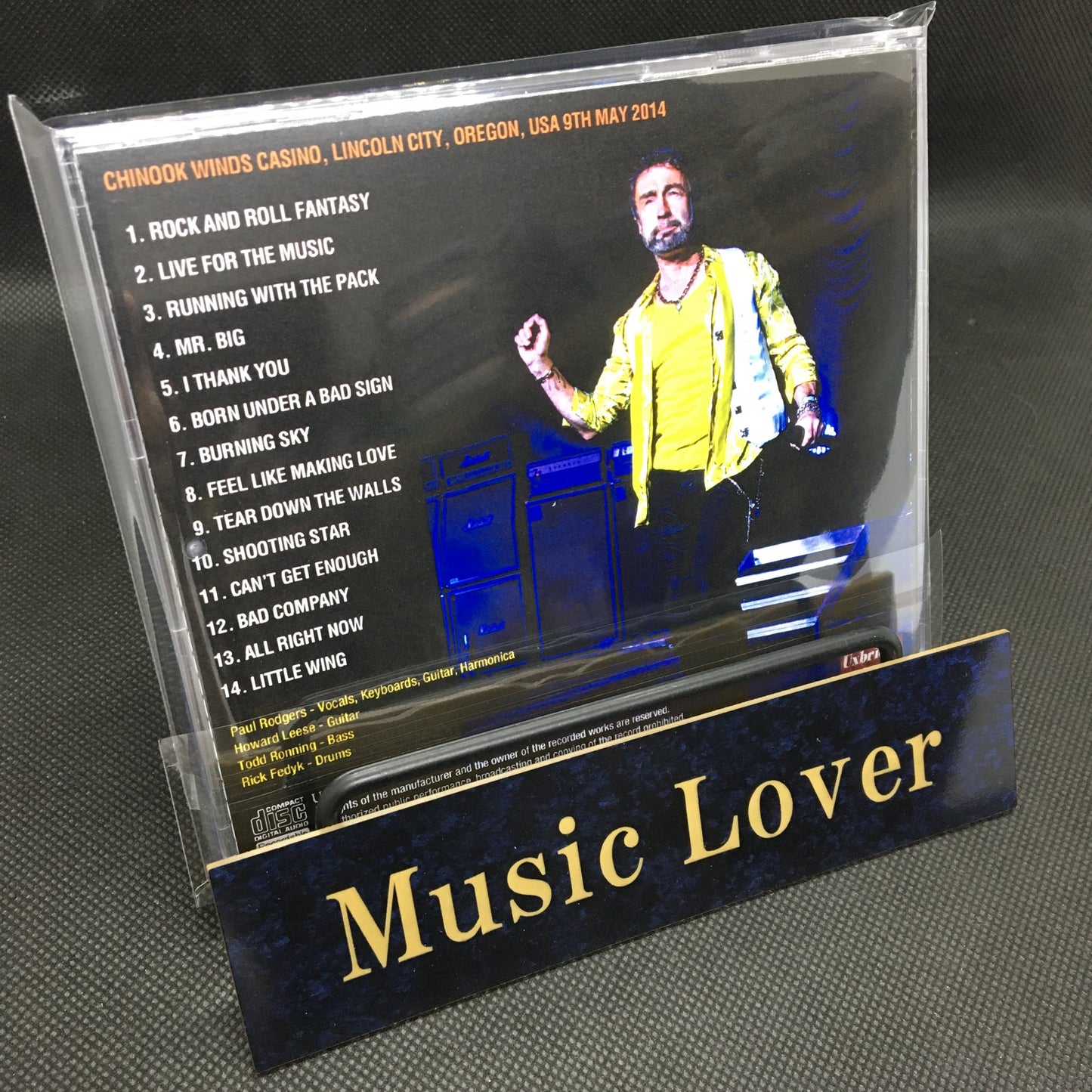 PAUL RODGERS / LINCOLN CITY 2014 SOUNDBOARD (1CDR)