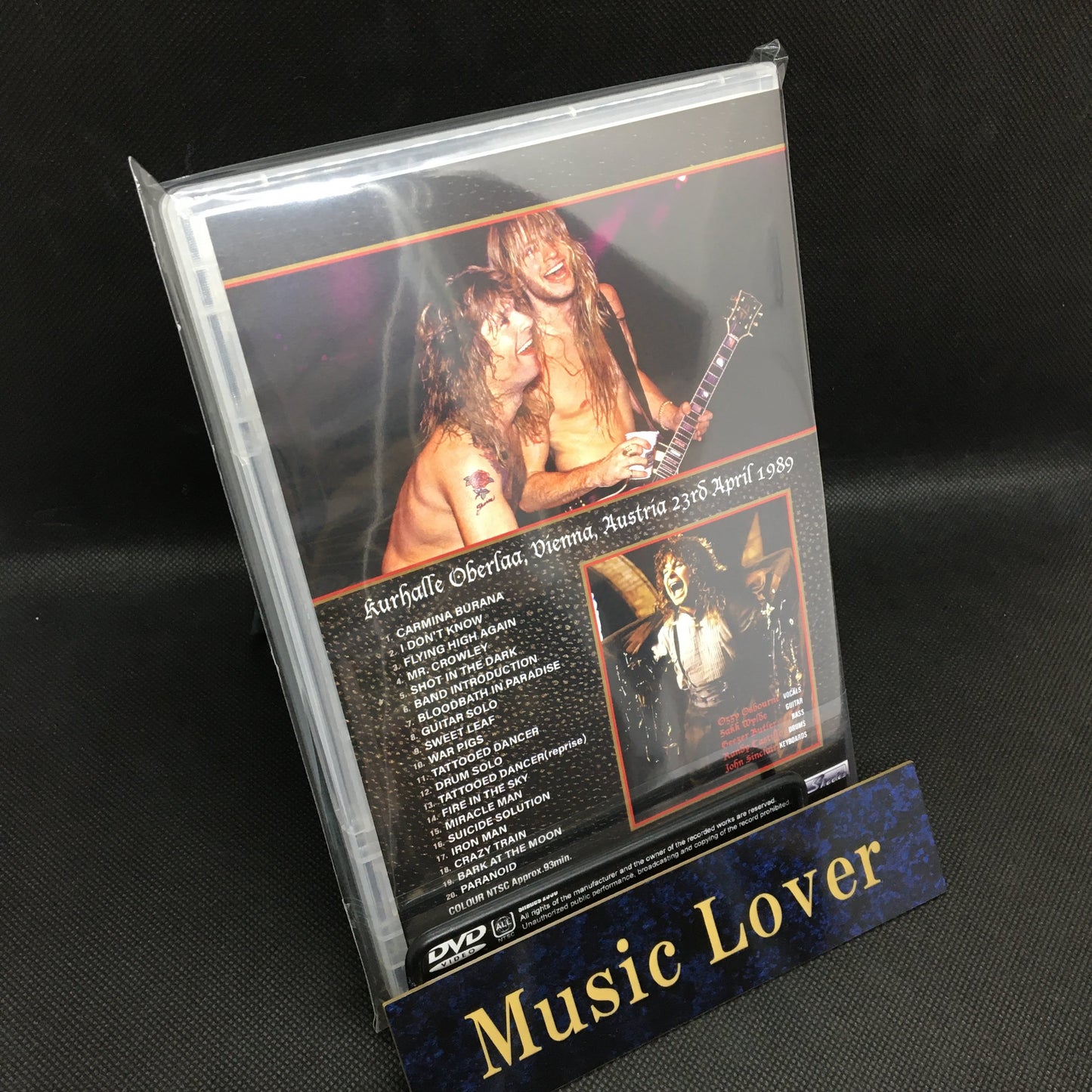 OZZY OSBOURNE / VIENNA 1989 THE VIDEO (1DVDR)