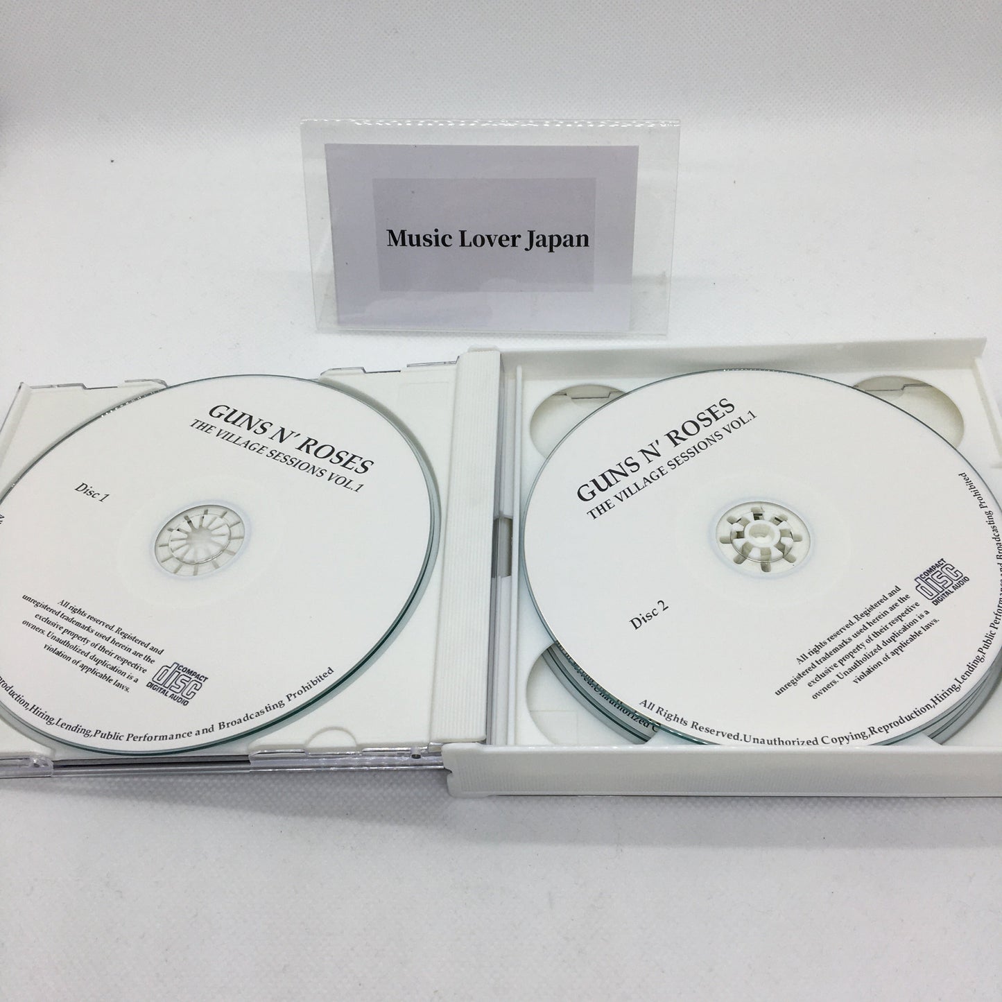 Guns N' Roses / The Village Sessions Vol. 1: Demos y mezclas preliminares de Chinese Democracy (3 CD) [No es disco plateado]