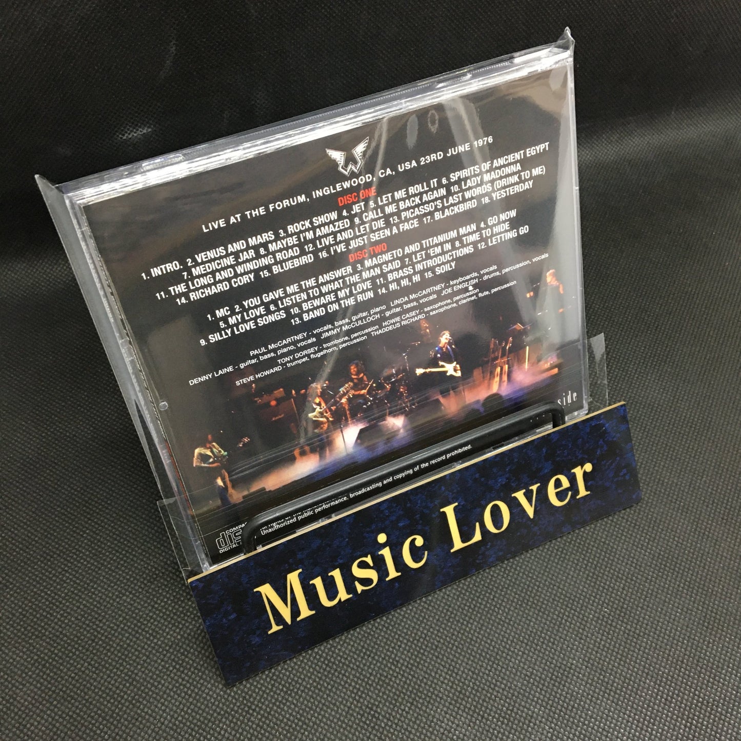 PAUL McCARTNEY & WINGS / L.A. FORUM 1976 THE LAST NIGHT MIKE MILLARD MASTER TAPES (2CD)