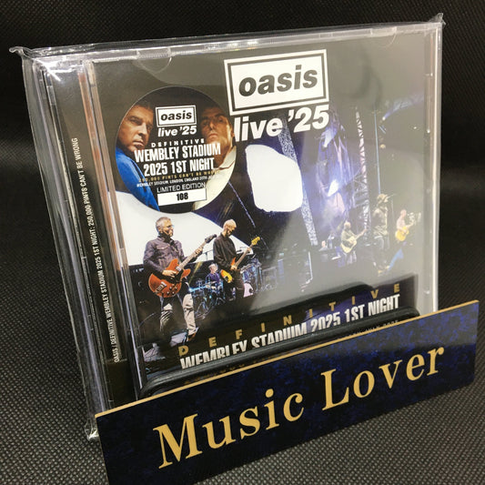 OASIS / DEFINITIVE WEMBLEY STADIUM 2025 1ST NIGHT 250,000 PINTS CAN'T BE WRONG (2CD)