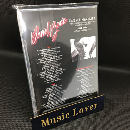 David Bowie Can You Hear Me? 1974-1975 YOUNG AMERICANS RECORDING SESSIONS plus AMERICAN YEARS DVD (2CD+1DVD)