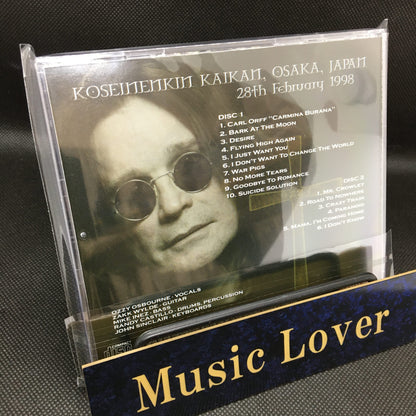 OZZY OSBOURNE / THE OZZMAN OSAKA 1998 (2CD)