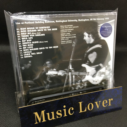 PAUL McCARTNEY & WINGS / FIRST FLIGHT NOTTINGHAM UNIVERSITY 1972 (1CD)