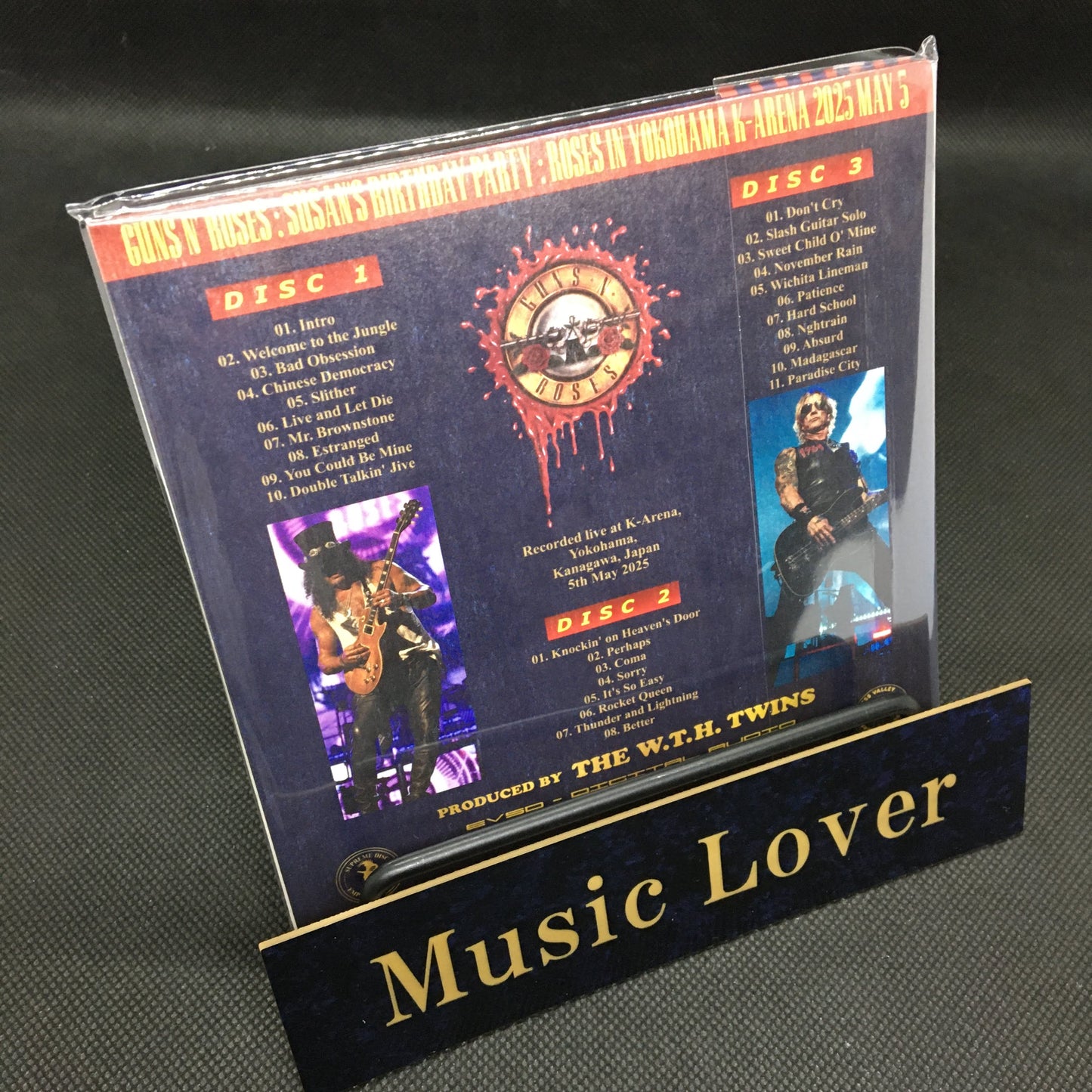 GUNS N' ROSES / LA FIESTA DE CUMPLEAÑOS DE SUSAN ROSES EN YOKOHAMA (3 CD + 1 DVD)