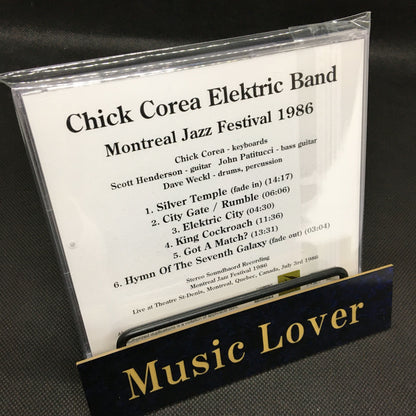 CHICK COREA / MONTREAL JAZZ FESTIVAL 1986 STEREO SOUNDBOARD (1CDR)
