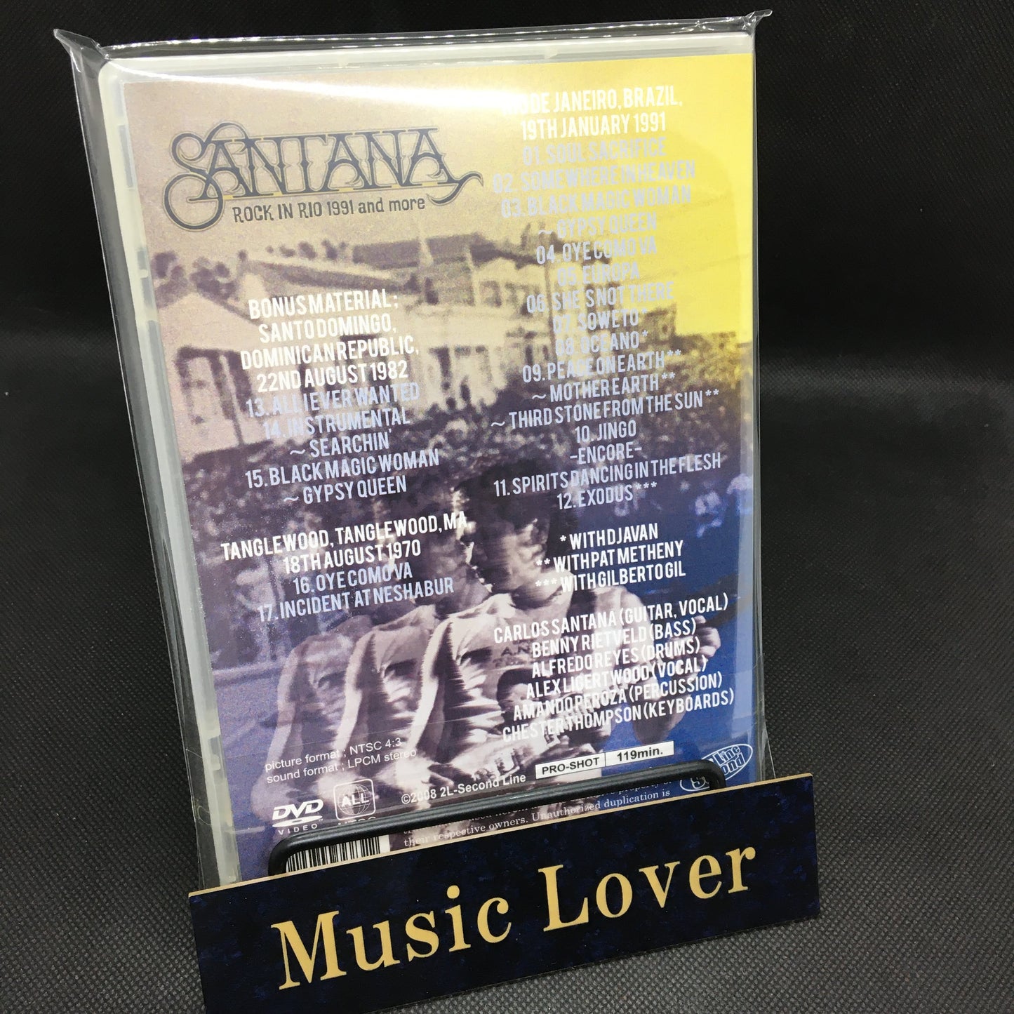 SANTANA / Rock In Rio 1991 and more (1DVDR)