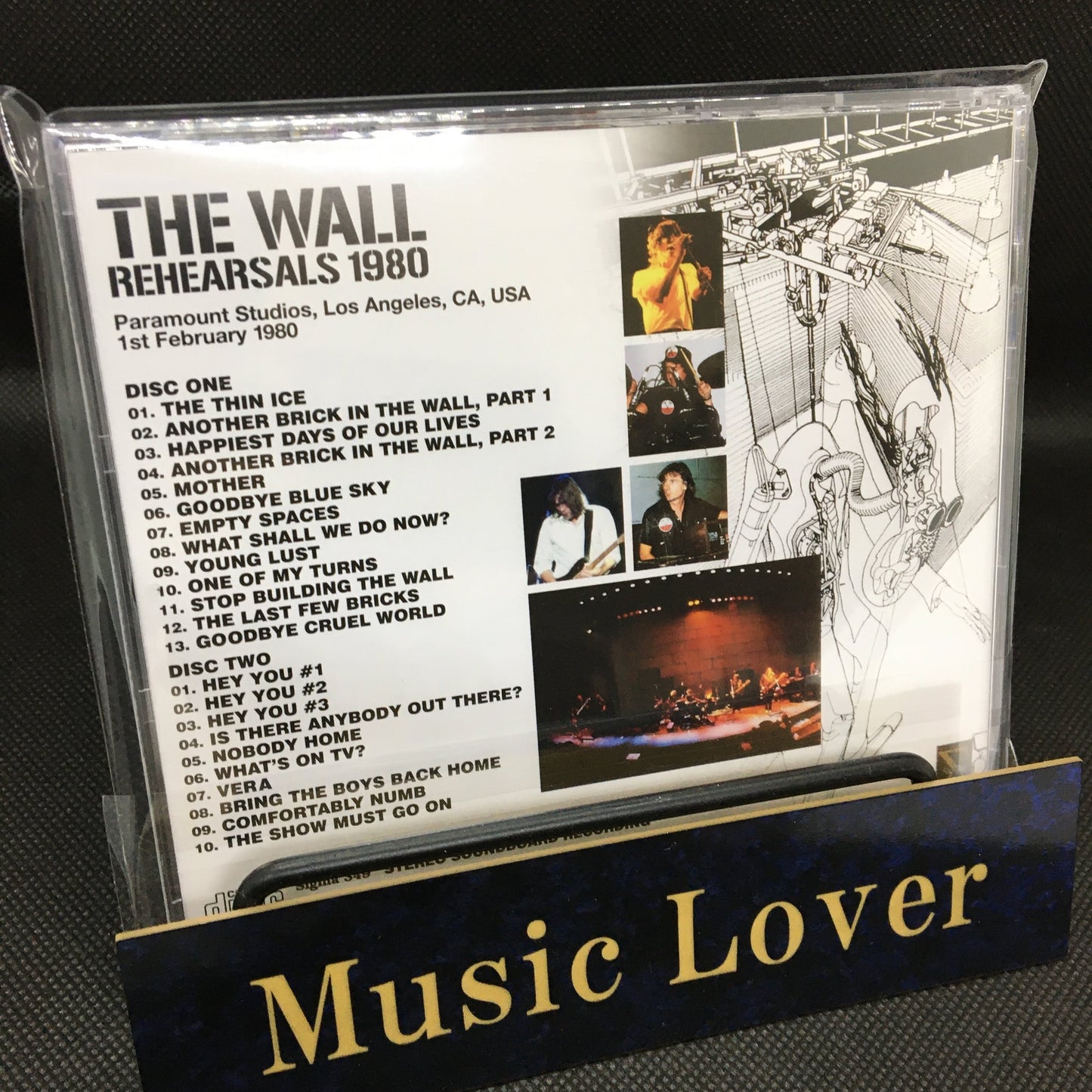 PINK FLOYD / THE WALL REHEARSALS 1980 STEREO SOUNDBOARD (2CD)