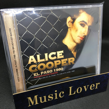 ALICE COOPER / EL PASO 1980 PRE-BROADCAST MASTER STEREO SOUNDBOARD (2CDR)