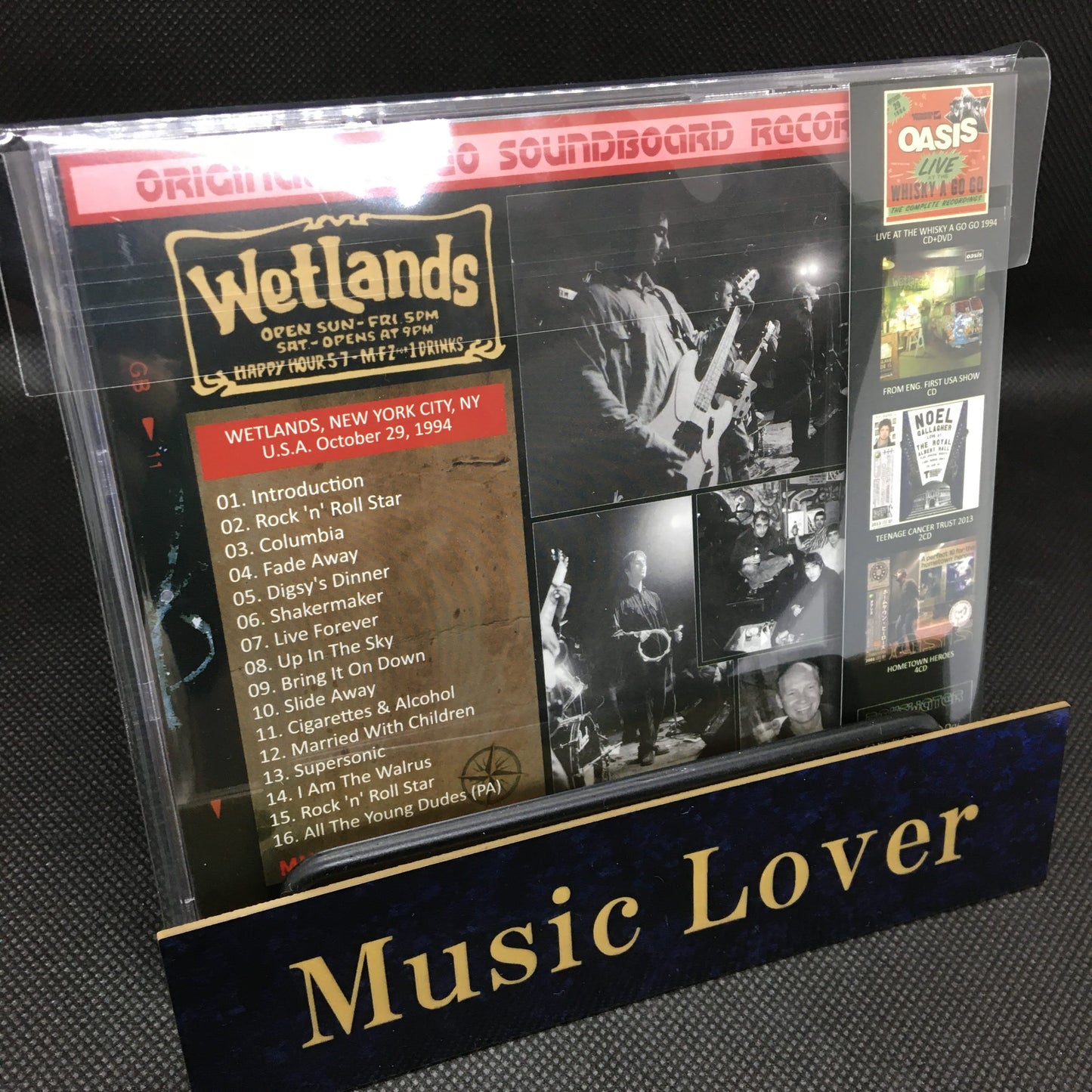 OASIS / 1994 SECOND BITE OF THE BIG APPLE Soundboard (1CD)