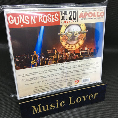 GUNS N' ROSES / APOLLO THEATER 2017 Soundboard (3CDR)