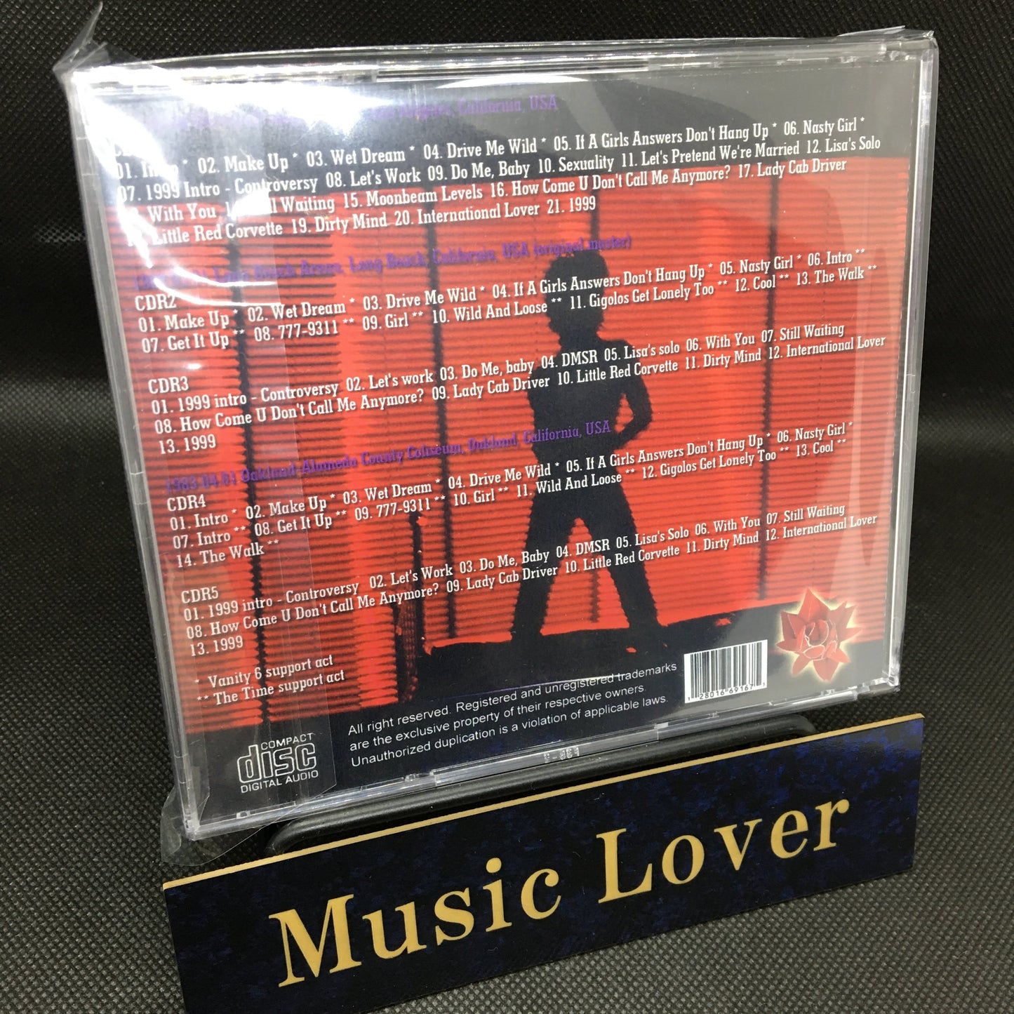 PRINCE Vanity 6 & The Time / Live in California (5CDR)