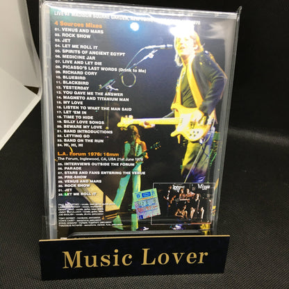 PAUL McCARTNEY & WINGS / MADISON SQUARE GARDEN 1976: FILMS (1DVDR)