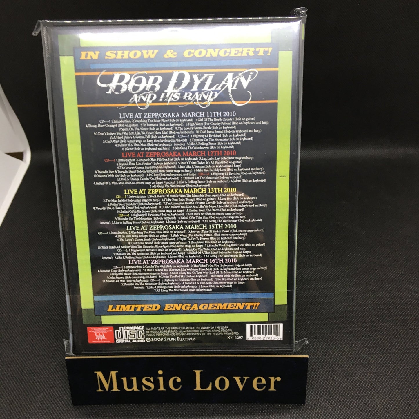 BOB DYLAN / LIVE AT OSAKA 5DAYS COMPLETE BOX (10CDR)