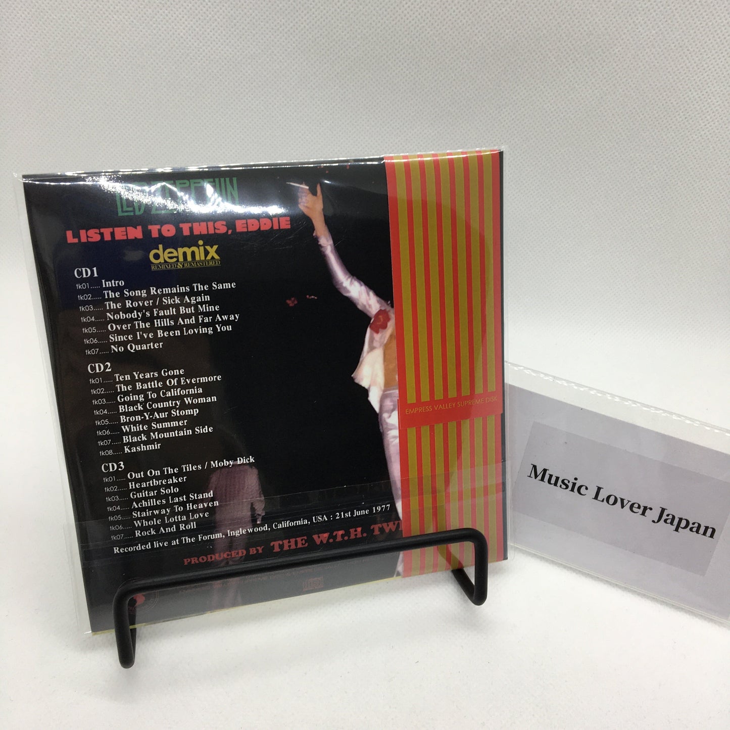 LED ZEPPELIN / LISTEN TO THIS, EDDIE “DEMIX” Pro Use Only Cover (3CD)