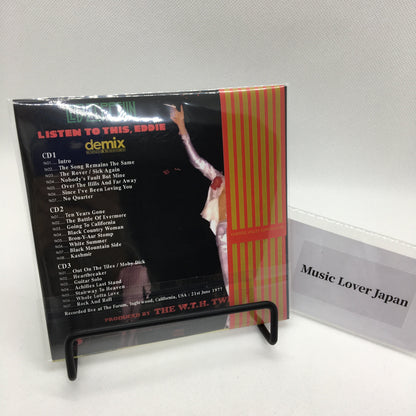 LED ZEPPELIN / LISTEN TO THIS, EDDIE “DEMIX” Pro Use Only Cover (3CD)
