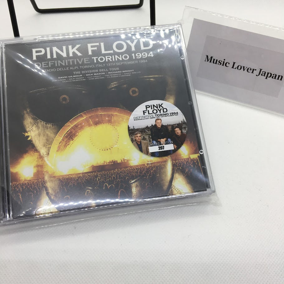 PINK FLOYD / DEFINITIVE TORINO 1994 2nd Press STEREO SOUNDBOARD (2CD+1DVDR) THE DIVISION BELL TOUR