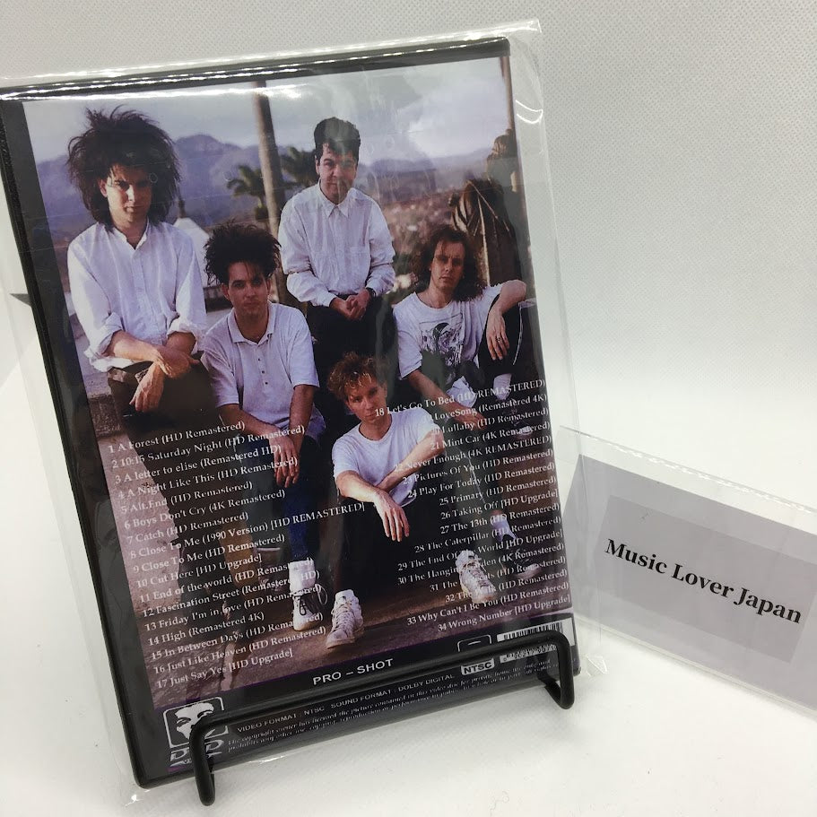 THE CURE / HD Remastered music video collection (1DVDR)
