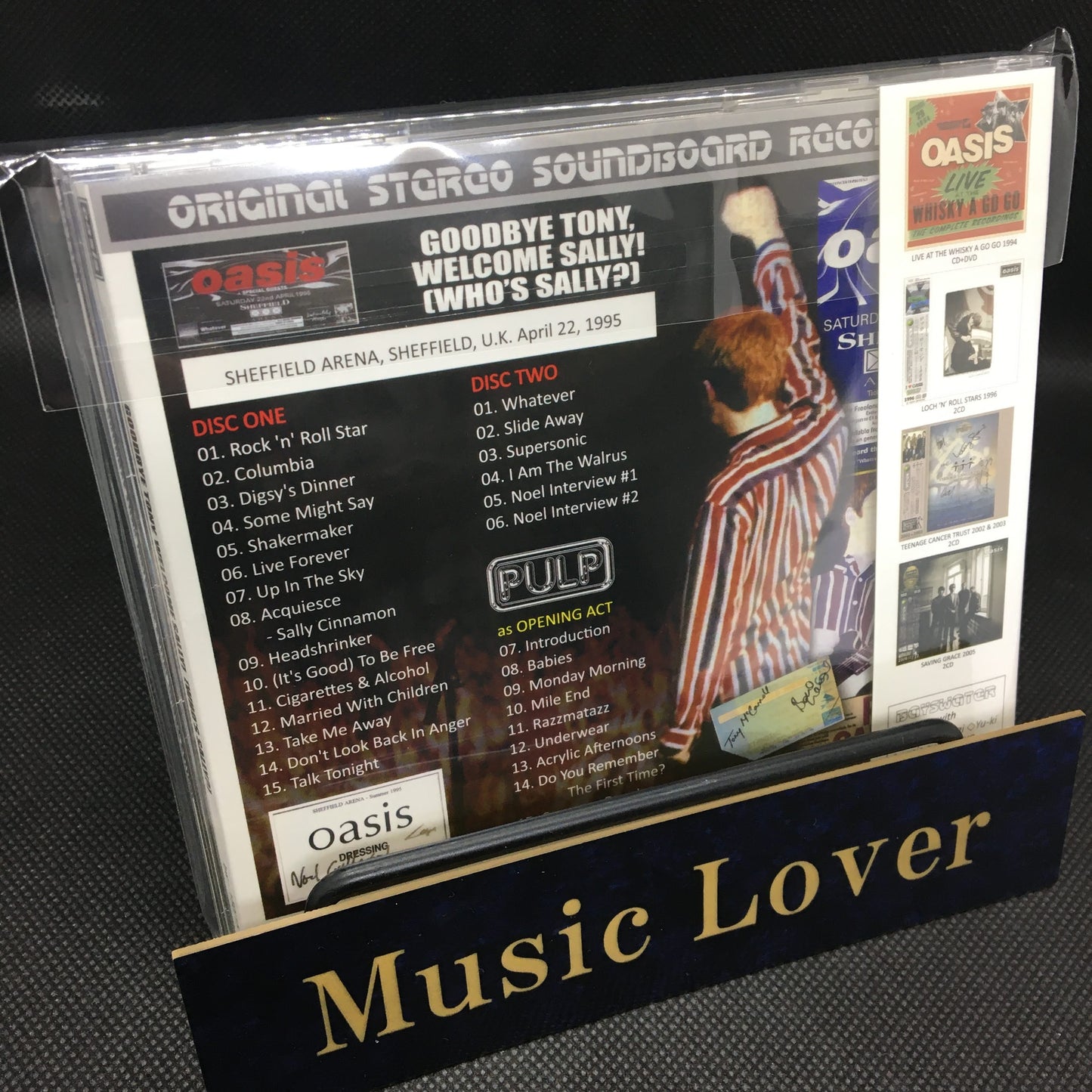 OASIS / GOODBYE TONY WELCOME SALLY 1995 WHO'S SALLY (2CD)