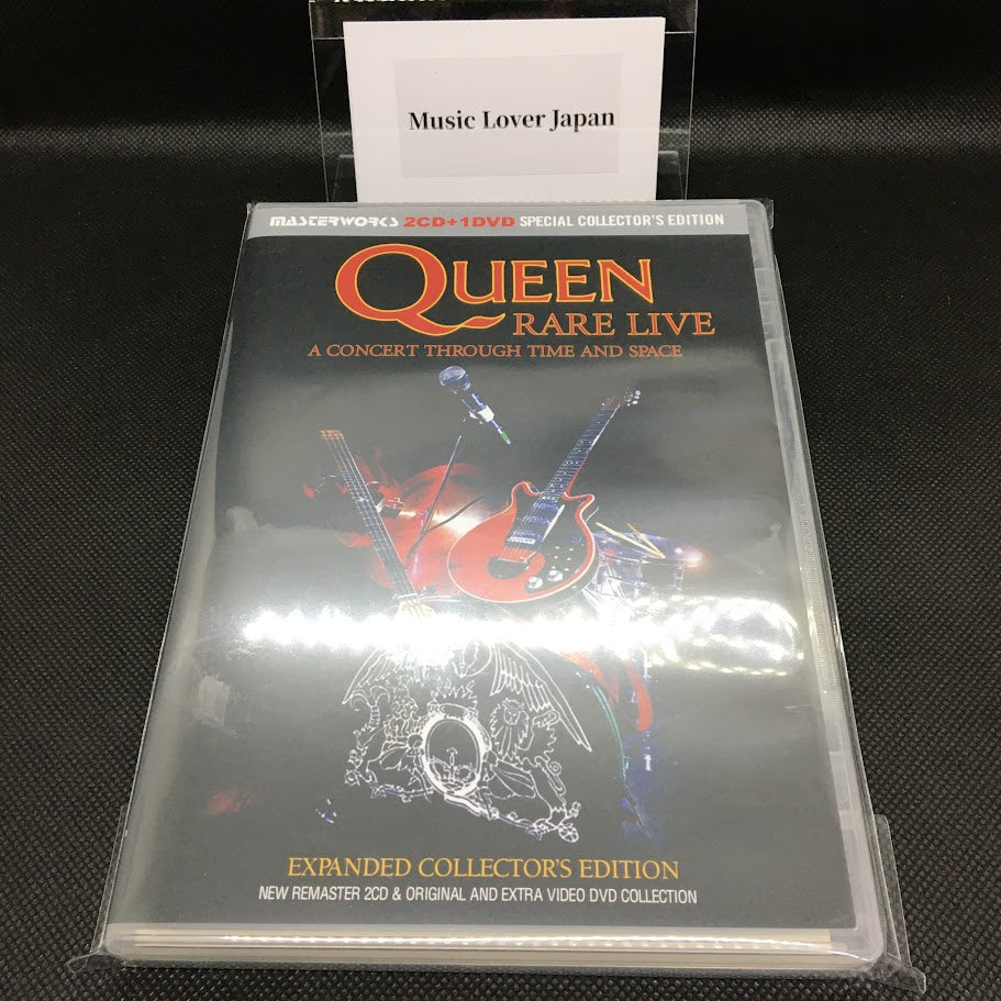 Queen A CONCERT THROUGH TIME AND SPACE RARE LIVE Expanded Collector's Edition 2CD 1DVD Set