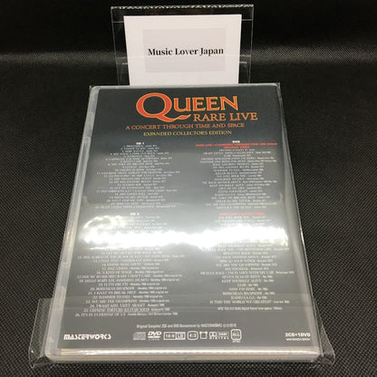 Queen A CONCERT THROUGH TIME AND SPACE RARE LIVE Expanded Collector's Edition 2CD 1DVD Set