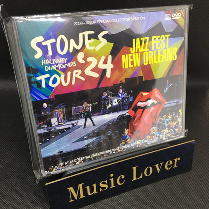 The Rolling Stones / Festival de Jazz de Nueva Orleans, gira Hackney Diamonds 2024 (2 CD + 1 DVD)