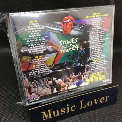 The Rolling Stones / Festival de Jazz de Nueva Orleans, gira Hackney Diamonds 2024 (2 CD + 1 DVD)
