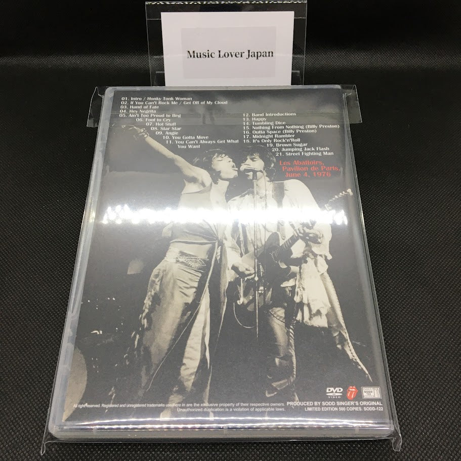 The Rolling Stones Paris Complete 1976 1DVD 21 Tracks