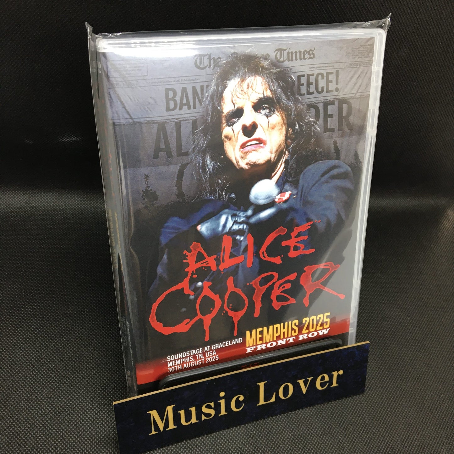 ALICE COOPER / MEMPHIS 2025 FRONT ROW (1DVDR)
