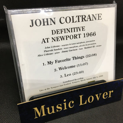 JOHN COLTRANE / DEFINITIVE AT NEWPORT 1966 SOUNDBOARD (1CDR)