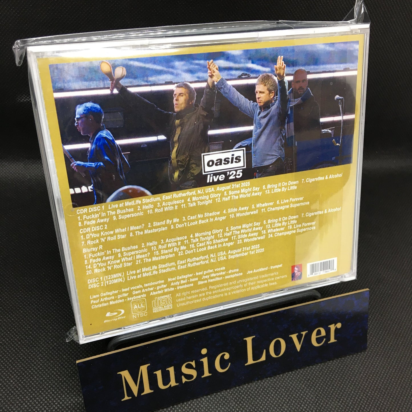 OASIS / METLIFE STADIUM, EAST RUTHERFORD. AUGUST 31ST SEPTEMBER 1ST 2025 (2CDR+2BDR)