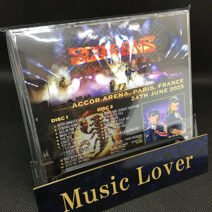 SCORPIONS / PARIS 2025 ORIGINAL IEM RECORDING (2CDR)