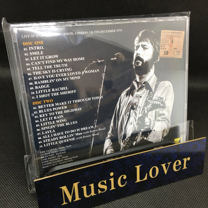 ERIC CLAPTON / HAMMERSMITH ODEON 1974 2.ª NOCHE MULTIPISTA MASTER (2 CD)