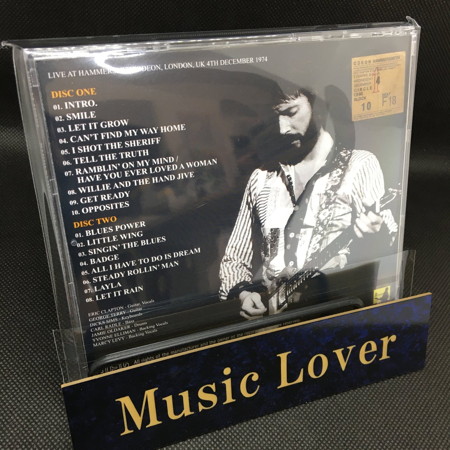 ERIC CLAPTON / HAMMERSMITH ODEON 1974 1.ª NOCHE MULTIPISTA MASTER (2 CD)