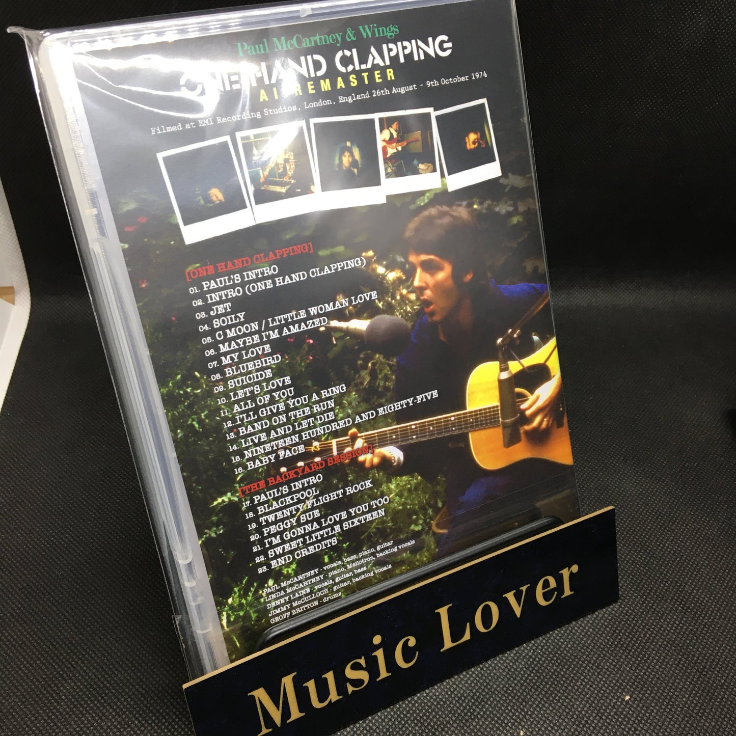 PAUL McCARTNEY & WINGS / ONE HAND CLAPPING AI REMASTER PRO SHOT (1DVDR)