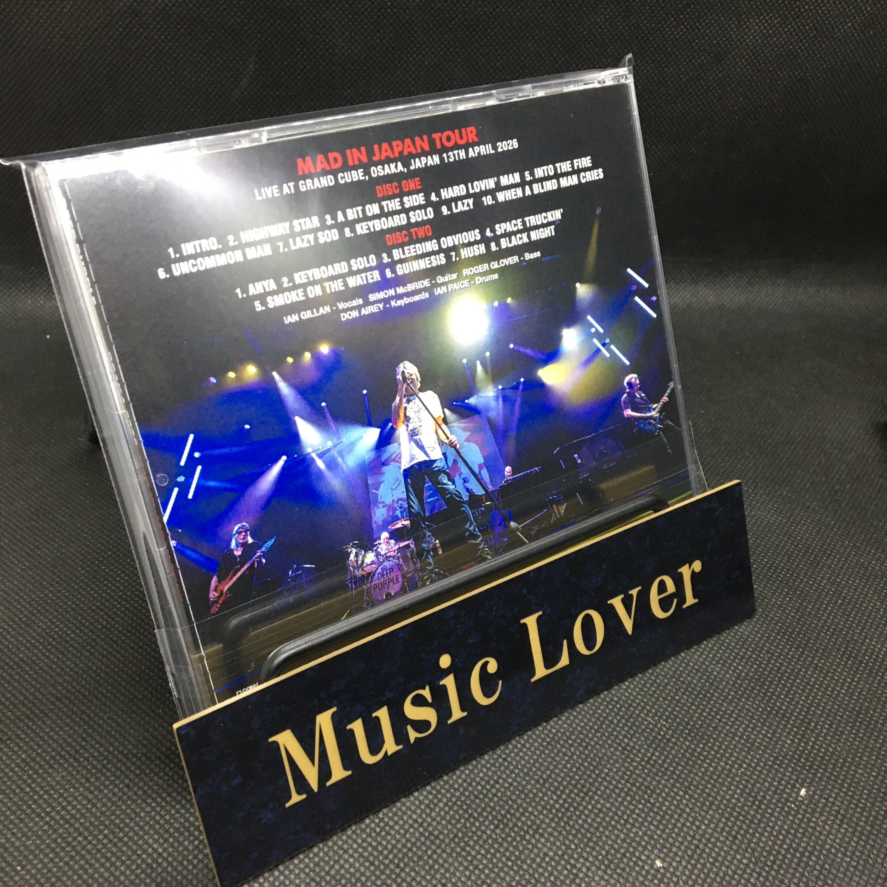 DEEP PURPLE / OSAKA 2026 (2CDR) – WORLD MUSIC LOVER