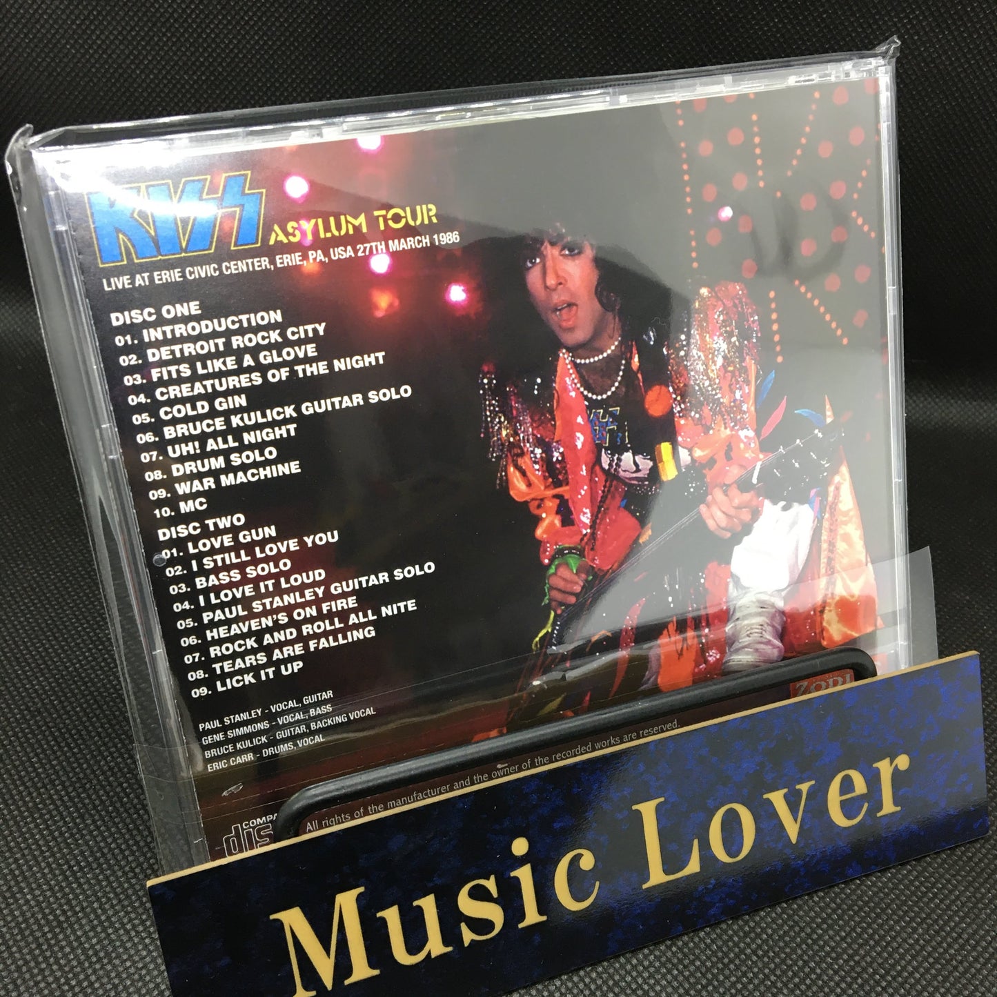 KISS / ERIE 1986 SOUNDBOARD (2CD)