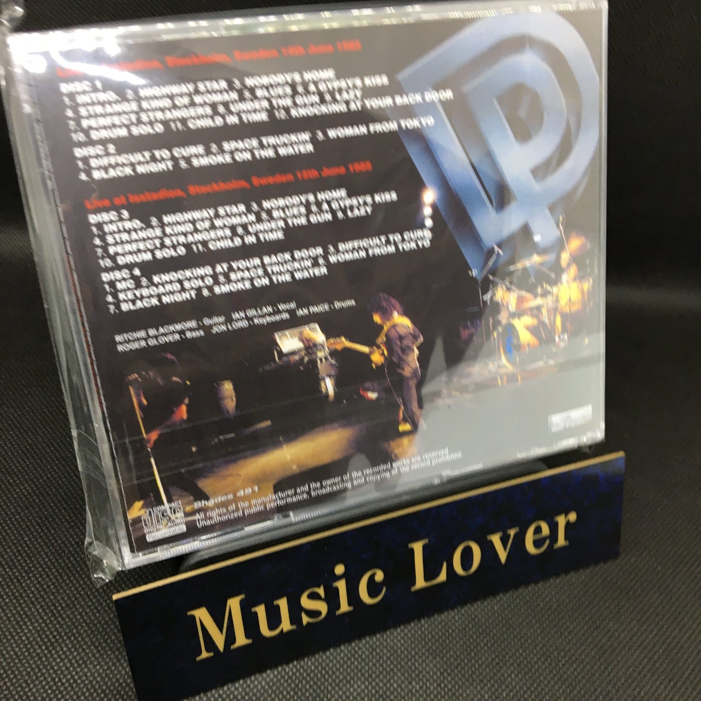 DEEP PURPLE / SWEDISH STRANGERS ESTOCOLMO 1985 (4 CD)