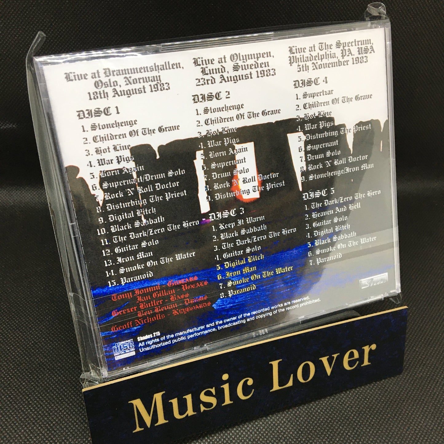 BLACK SABBATH / NEVER AGAIN (5CDR)