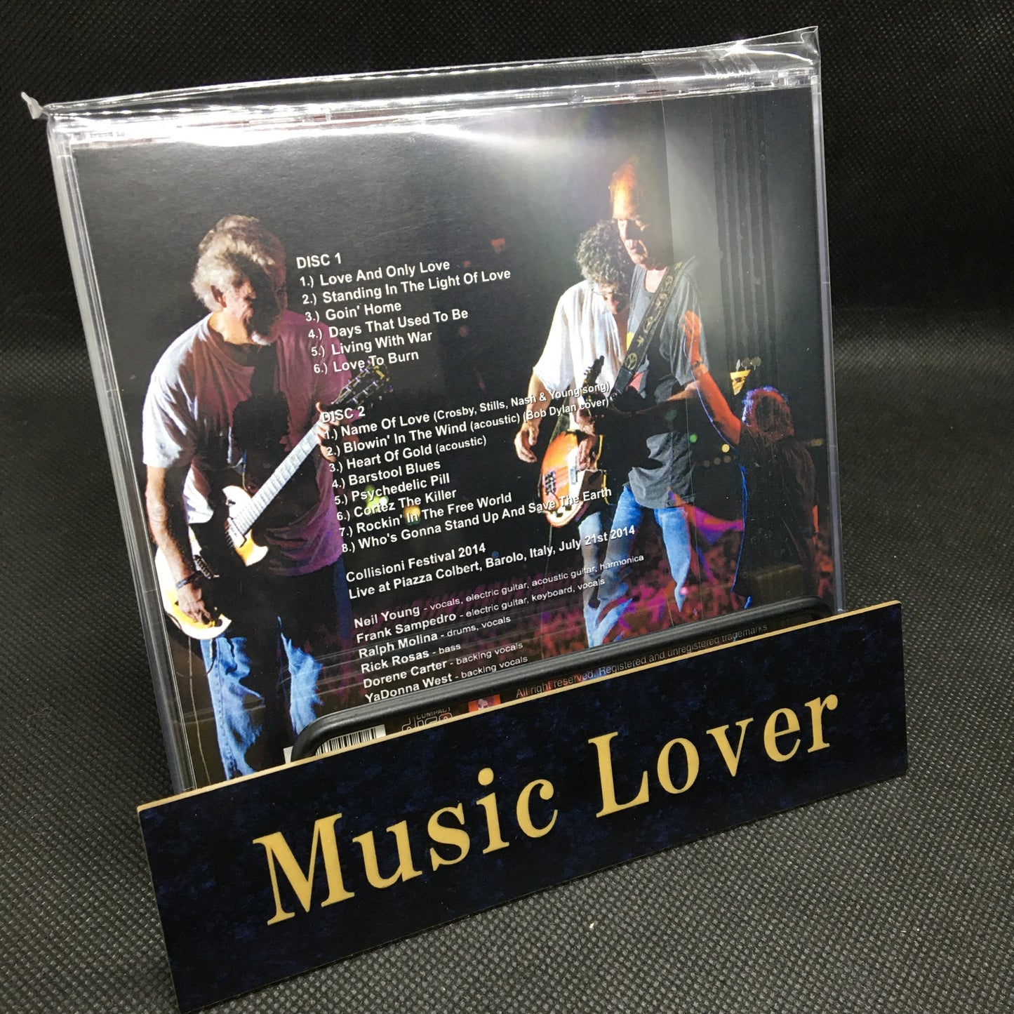 NEIL YOUNG AND CRAZY HORSE / LIVE IN ITALY 2014 (2CDR)