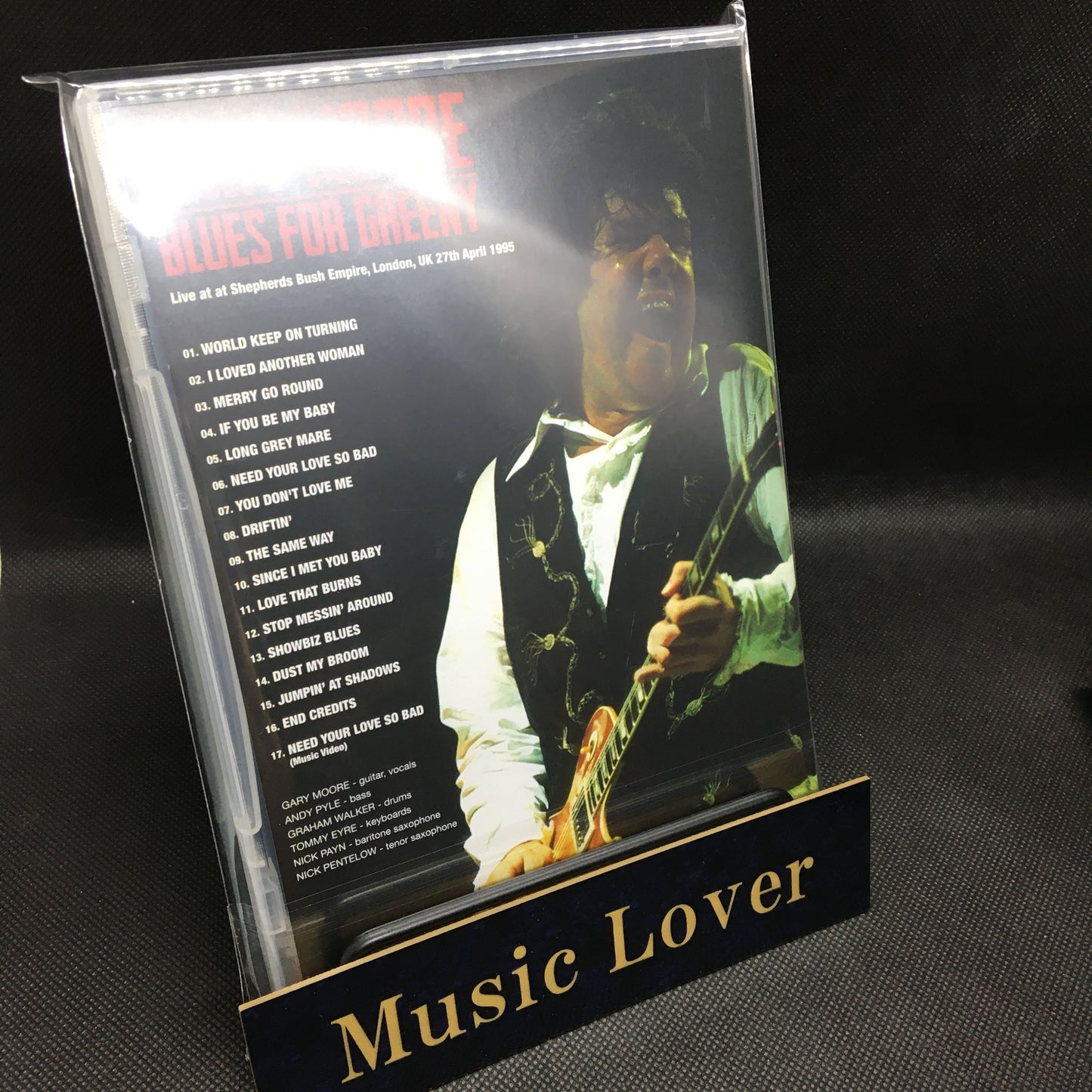 GARY MOORE / BLUES FOR GREENY LIVE PRO SHOT (1DVDR)