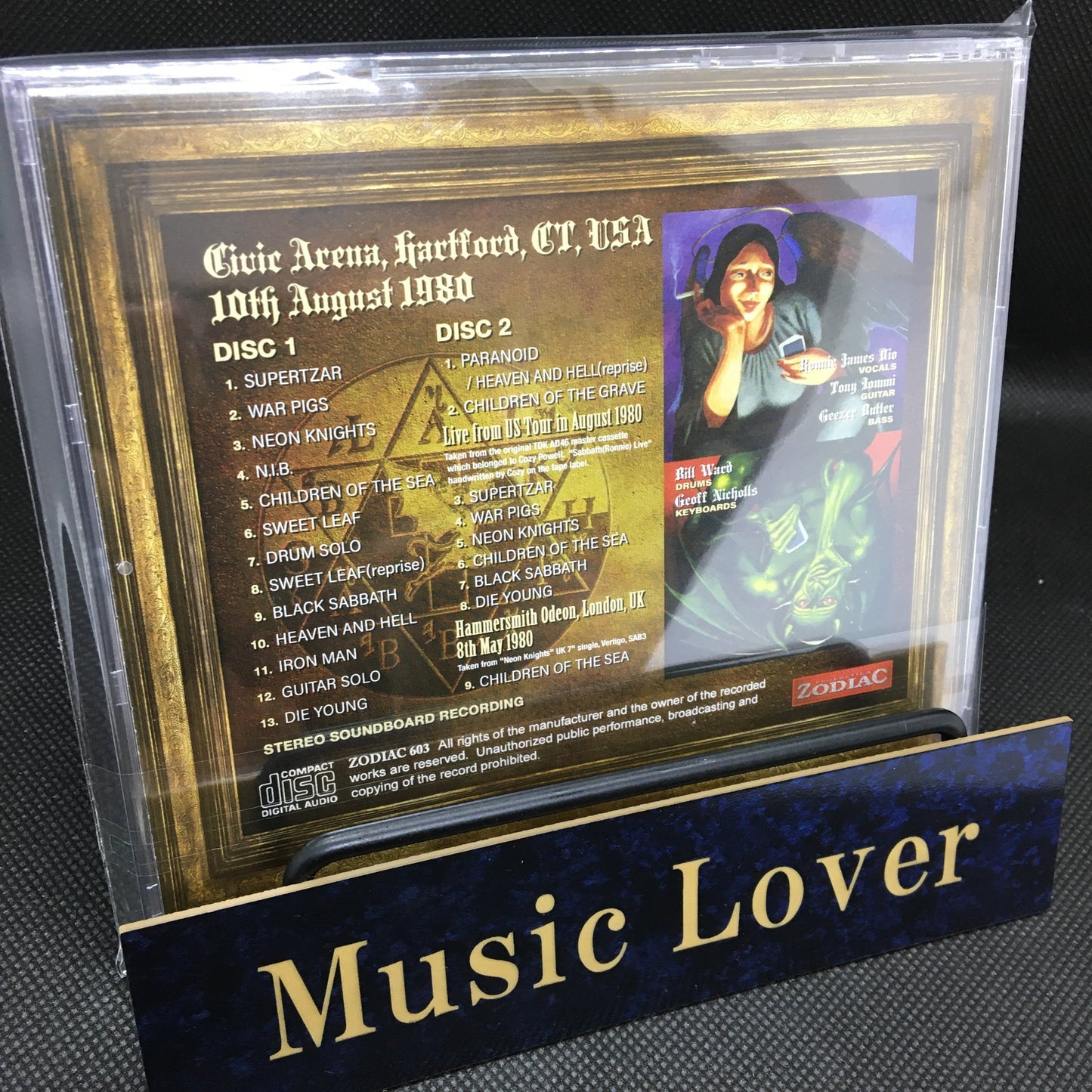 BLACK SABBATH / HARTFORD 1980 THE LEGENDARY MASTER (2CD)