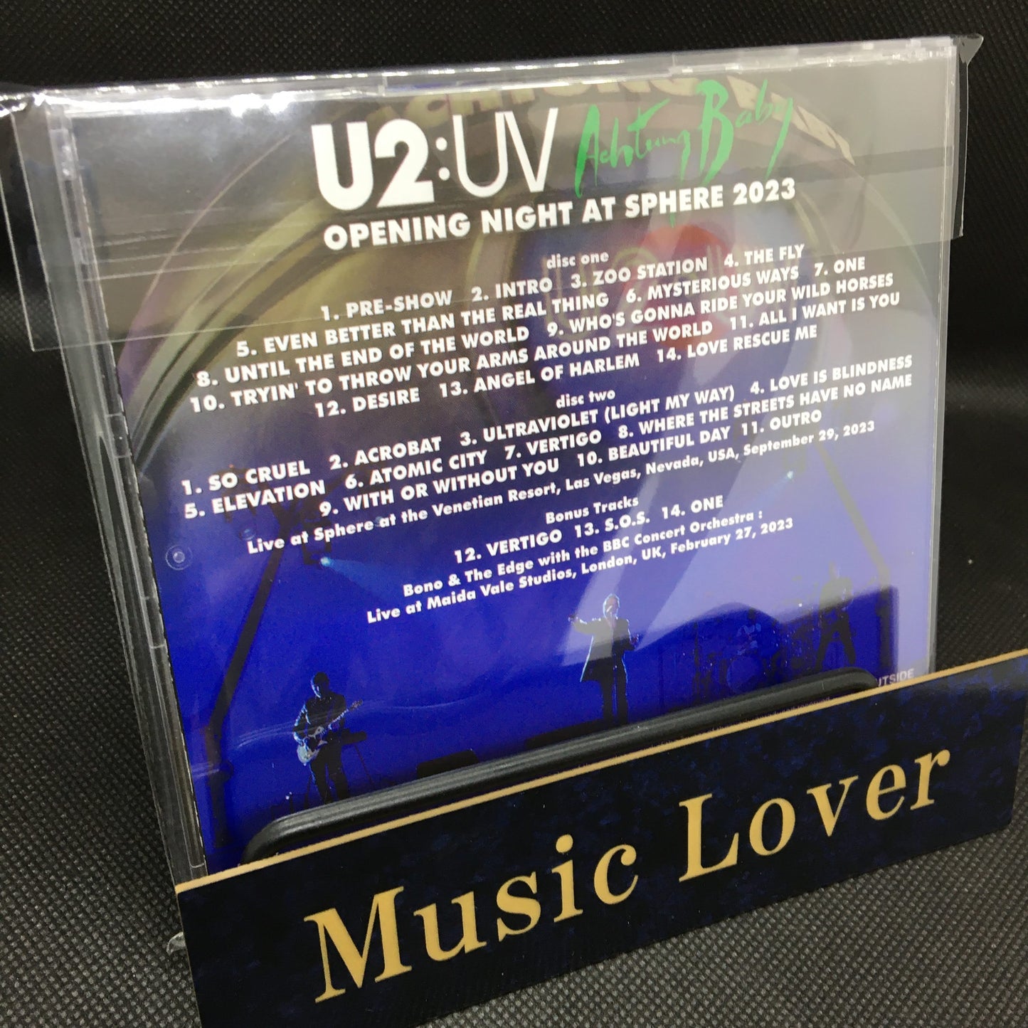 U2 / OPENING NIGHT AT SHERE 2023 MULTIPLE IEM+AUD MASTER EDITION (2CD)
