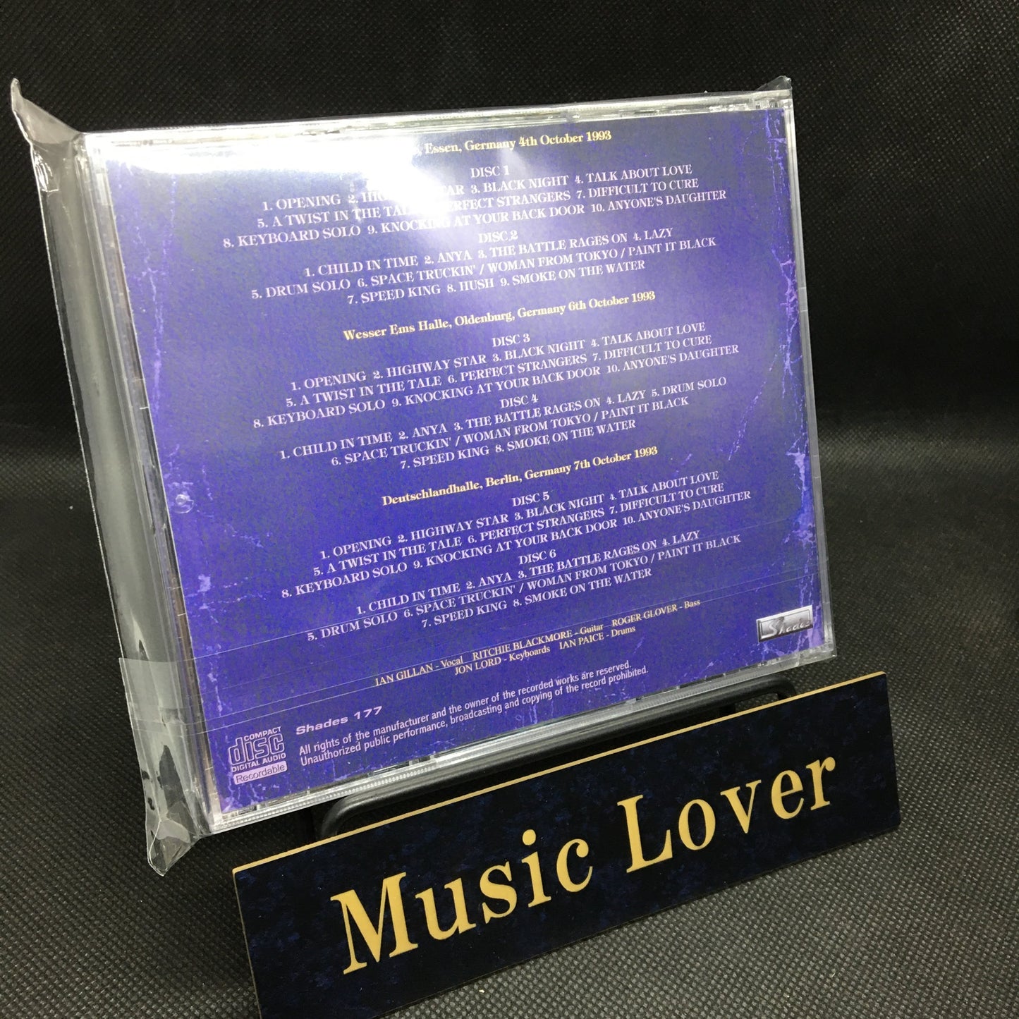 DEEP PURPLE / BATTLE OVER GERMANY 1993 VOLUME 2 (6CDR)