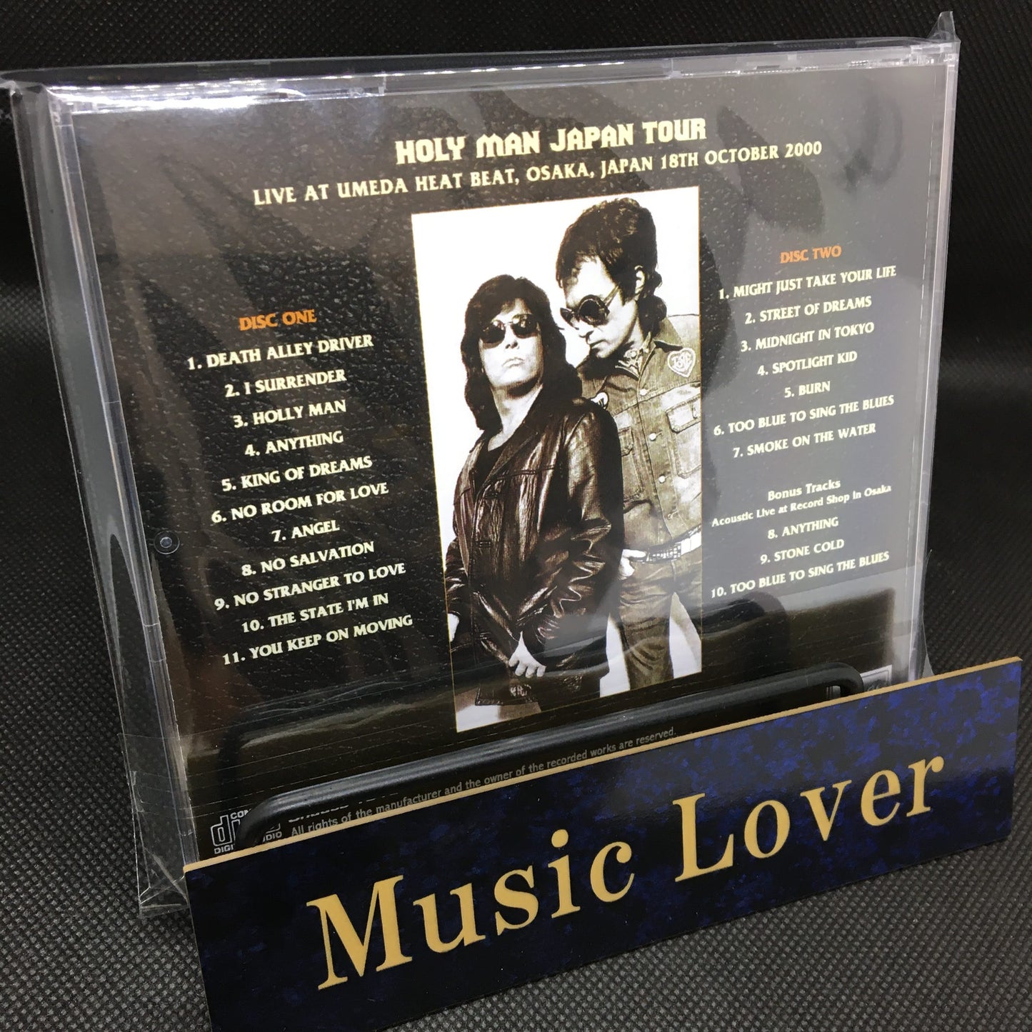 JOE LYNN TURNER con GLENN HUGHES / OSAKA 2000 (2CDR)