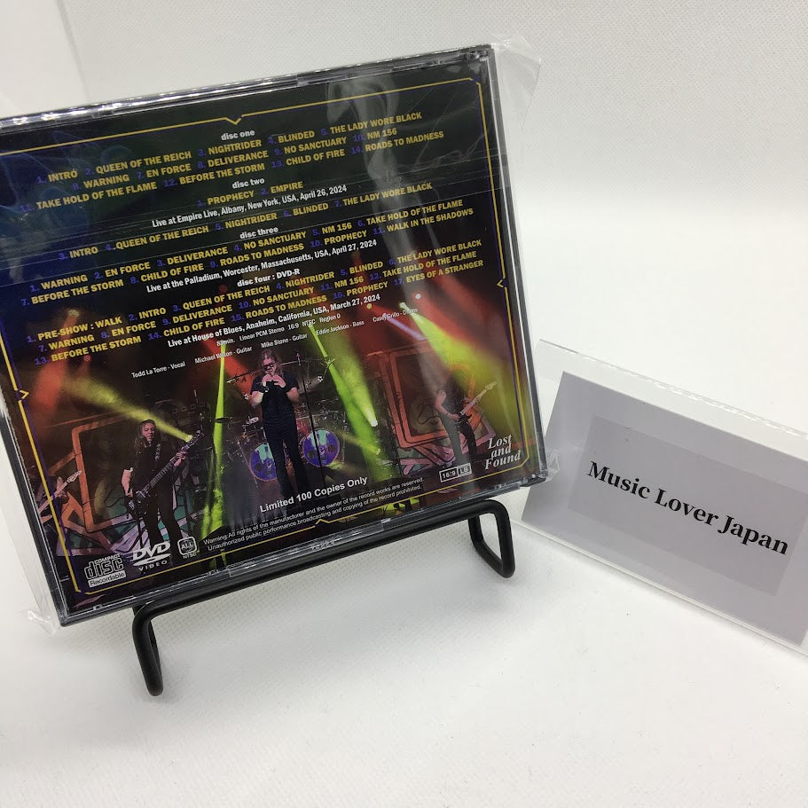 QUEENSRYCHE / THE ORIGINS TOUR 2024 (3CDR+1DVDR)