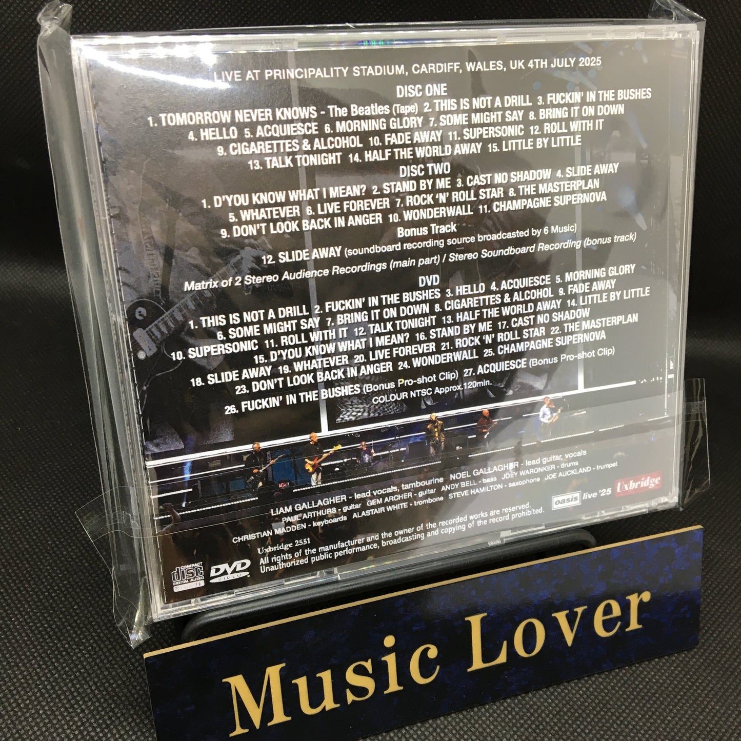 OASIS / CARDIFF 2025 1ST NIGHT THE GREAT WAIT IS OVER (2CDR+1DVDR)