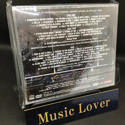 OASIS / CARDIFF 2025 1ST NIGHT THE GREAT WAIT IS OVER (2CDR+1DVDR)